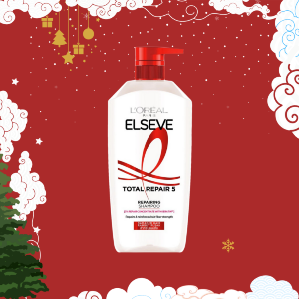 L’Oréal สีแดง แชมพู 400ml