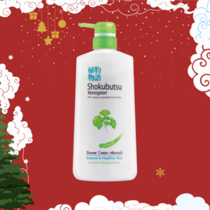 Shokubutsu สีเขียว ครีมอาบน้ำ 400ml