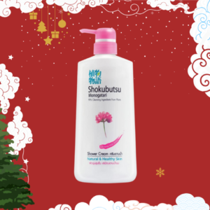 Shokubutsu สีชมพู ครีมอาบน้ำ 400ml