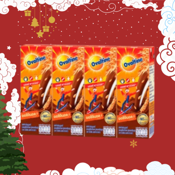 นมโอวัลติน สูตรดั้งเดิม 180ml 4กล่อง