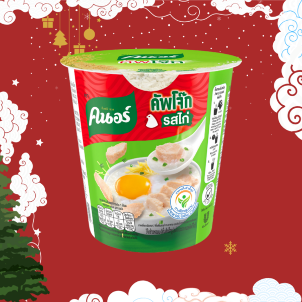 คนอร์คัพโจ๊กถ้วย รสไก่ 32g