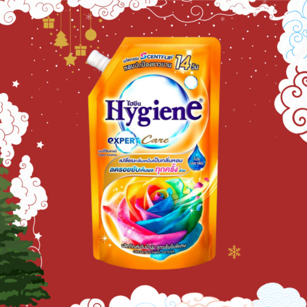 Hygiene ปรับผ้านุ่ม สีส้ม 0.48L