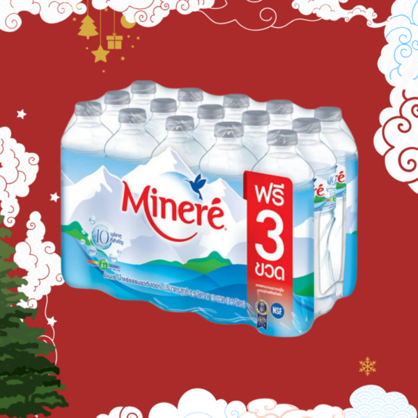มิเนเร่ 0.6L 15ขวด
