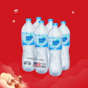 น้ำดื่ม Pure 1.5L 6ขวด