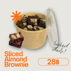 Sliced Almond Brownie
