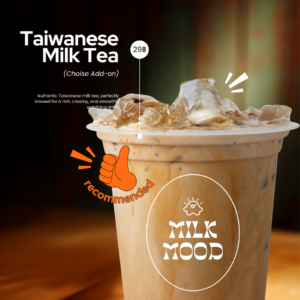 Taiwanese Oat Milk Tea ความหวานจากธรรมชาติ (ไม่หวานมาก)