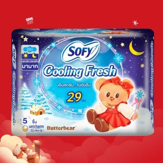 Sofy Cooling Fresh Night Wing 29cm 5ชิ้น