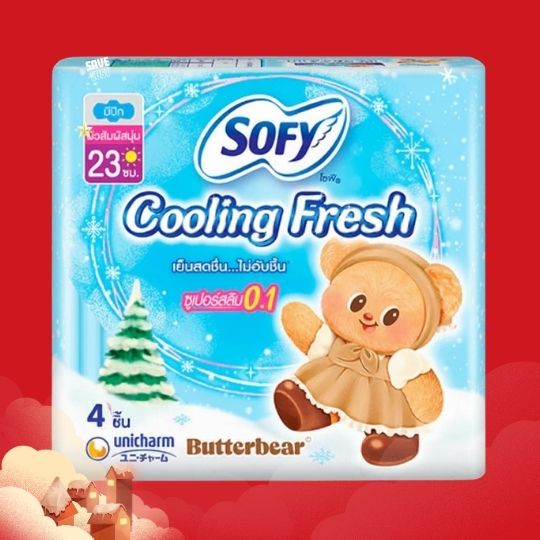 Sofy Cooling Fresh Super Slim 0.1 Wing 23cm 4ชิ้น