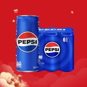 Pepsi ออริจินัล กระป๋อง 325ml 6กระป๋อง