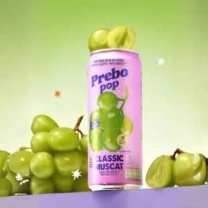 PREBO POP พรีไบโอติกโซดา รส Classic Muscat | 0% Sugar | 7g Fiber