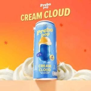 PREBO POP พรีไบโอติกโซดา รส Cream Cloud | 0% Sugar | 7g Fiber